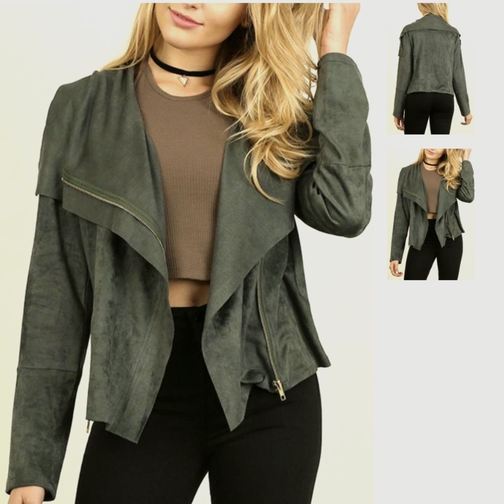 Light-Weight Suede Dress Jacket (LIKE-NEW)